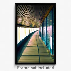 Pixel Art Poster - Meek Walkway (8 Bit Psychedelic Trippy Video Game Print)