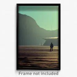 Pixel Art Poster - Clean Desolation (8 Bit Psychedelic Trippy Video Game Print)
