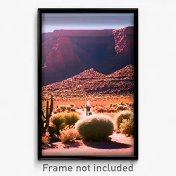 Pixel Art Poster - Dry Mesa (8 Bit Psychedelic Trippy Weird Video Game Print)