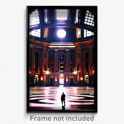 Pixel Art Poster - Grand Bailey (8 Bit Psychedelic Trippy Video Game Print)