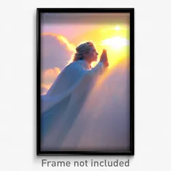 Pixel Art Poster - Heavenly Muster (8 Bit Psychedelic Trippy Video Game Print)
