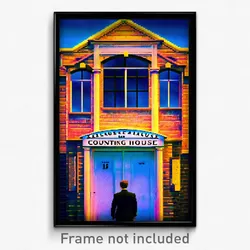 Pixel Art Poster - Zealous Counting House (8 Bit Psychedelic Video Game Print)