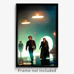 Pixel Art Poster - Nocturnal Menagerie (8 Bit Psychedelic Video Game Print)