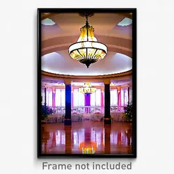 Pixel Art Poster - Gorgeous Ballroom (8 Bit Psychedelic Trippy Video Game Print)