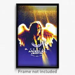 Pixel Art Poster - Angelic Austin (8 Bit Psychedelic Trippy Video Game Print)