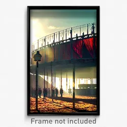 Pixel Art Poster - Dry Circus (8 Bit Psychedelic Trippy Weird Video Game Print)