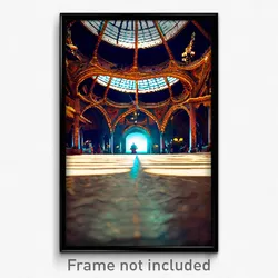 Pixel Art Poster - Magnificent Balistraria (8 Bit Psychedelic Video Game Print)
