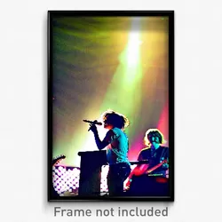Pixel Art Poster - Mellow Concert (8 Bit Psychedelic Trippy Video Game Print)