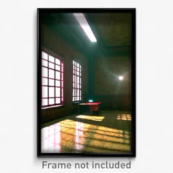 Pixel Art Poster - Coarse Room (8 Bit Psychedelic Trippy Weird Video Game Print)