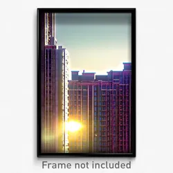 Pixel Art Poster - Accurate Rise (8 Bit Psychedelic Trippy Video Game Print)