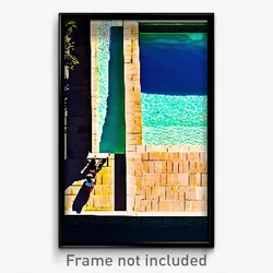 Pixel Art Poster - Bold Pool (8 Bit Psychedelic Trippy Weird Video Game Print)