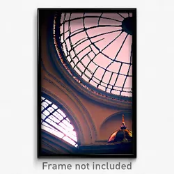 Pixel Art Poster - Classic Dome (8 Bit Psychedelic Trippy Video Game Print)