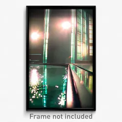 Pixel Art Poster - Glass Flood (8 Bit Psychedelic Trippy Weird Video Game Print)