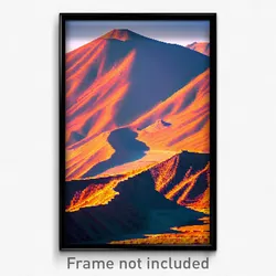 Pixel Art Poster - Perfect Butte (8 Bit Psychedelic Trippy Video Game Print)