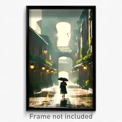 Pixel Art Poster - Negligible Mews (8 Bit Psychedelic Trippy Video Game Print)