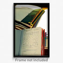 Pixel Art Poster - Magnificent Journal (8 Bit Psychedelic Video Game Print)
