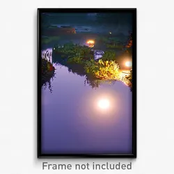 Pixel Art Poster - Dim Bog (8 Bit Psychedelic Trippy Weird Video Game Print)