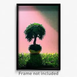 Pixel Art Poster - Adorable Bush (8 Bit Psychedelic Trippy Video Game Print)