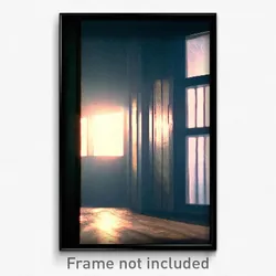 Pixel Art Poster - Shadowy Hutch (8 Bit Psychedelic Trippy Video Game Print)