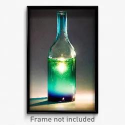 Pixel Art Poster - Zealous Glass (8 Bit Psychedelic Trippy Video Game Print)