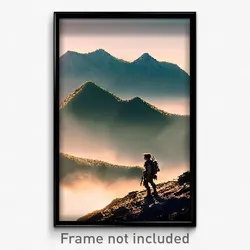 Pixel Art Poster - Outrageous Ridge (8 Bit Psychedelic Trippy Video Game Print)