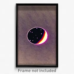 Pixel Art Poster - Ordinary Jupiter (8 Bit Psychedelic Trippy Video Game Print)