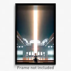 Pixel Art Poster - Colossal Middle School (8 Bit Psychedelic Video Game Print)