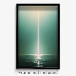 Pixel Art Poster - Simplistic Flood (8 Bit Psychedelic Trippy Video Game Print)