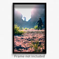 Pixel Art Poster - Natural Battlefield (8 Bit Psychedelic Video Game Print)