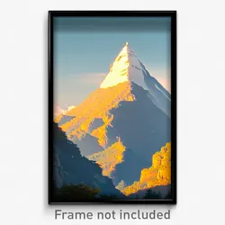 Pixel Art Poster - Notable Mount (8 Bit Psychedelic Trippy Video Game Print)