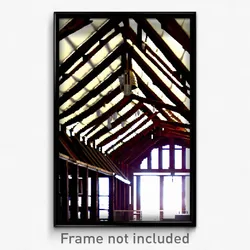 Pixel Art Poster - Creative Barn (8 Bit Psychedelic Trippy Video Game Print)