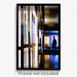 Pixel Art Poster - Reflecting Hutch (8 Bit Psychedelic Trippy Video Game Print)