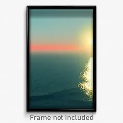 Pixel Art Poster - Small Sea (8 Bit Psychedelic Trippy Weird Video Game Print)