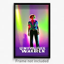 Pixel Art Poster - Unique Warren (8 Bit Psychedelic Trippy Video Game Print)
