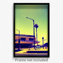 Pixel Art Poster - Mellow Austin (8 Bit Psychedelic Trippy Video Game Print)
