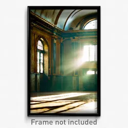Pixel Art Poster - Aged Ballroom (8 Bit Psychedelic Trippy Video Game Print)