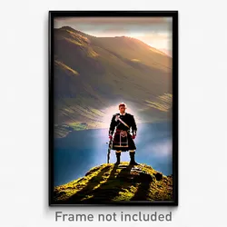 Pixel Art Poster - Major Highland (8 Bit Psychedelic Trippy Video Game Print)