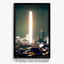 Pixel Art Poster - Hard To Find Waste (8 Bit Psychedelic Video Game Print)