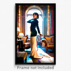 Pixel Art Poster - Lavish Room (8 Bit Psychedelic Trippy Weird Video Game Print)