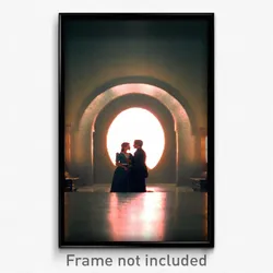 Pixel Art Poster - Sentimental Chamber (8 Bit Psychedelic Video Game Print)