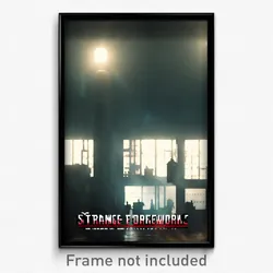Pixel Art Poster - Strange Forgeworks (8 Bit Psychedelic Video Game Print)