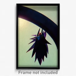 Pixel Art Poster - Striking Bight (8 Bit Psychedelic Trippy Video Game Print)