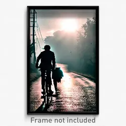 Pixel Art Poster - Grimy Route (8 Bit Psychedelic Trippy Weird Video Game Print)