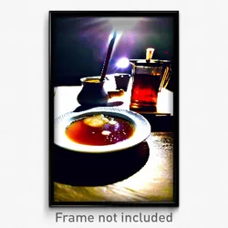 Pixel Art Poster - Long Hot Tea (8 Bit Psychedelic Trippy Video Game Print)