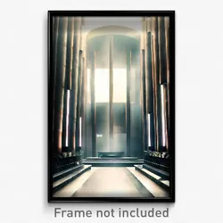 Pixel Art Poster - Modern Cistern (8 Bit Psychedelic Trippy Video Game Print)