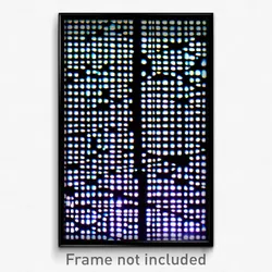 Pixel Art Poster - Conventional Matrix (8 Bit Psychedelic Video Game Print)