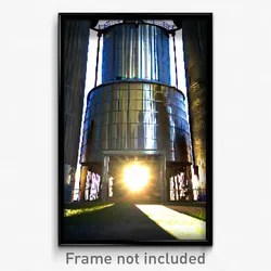 Pixel Art Poster - Lavish Silo (8 Bit Psychedelic Trippy Weird Video Game Print)