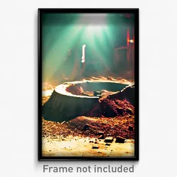 Pixel Art Poster - Dirty Pit (8 Bit Psychedelic Trippy Weird Video Game Print)