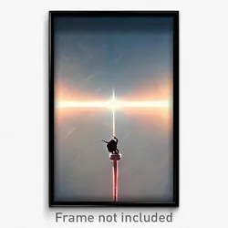 Pixel Art Poster - Admirable Chute (8 Bit Psychedelic Trippy Video Game Print)