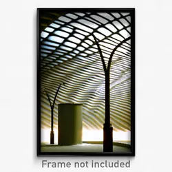 Pixel Art Poster - Wavy Shelter (8 Bit Psychedelic Trippy Video Game Print)